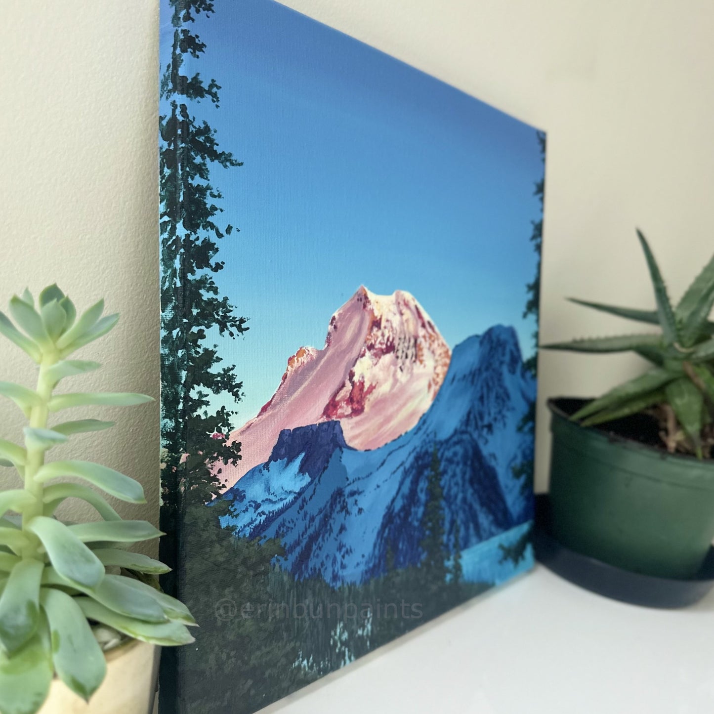 Mountain's Contrast | Original Painting