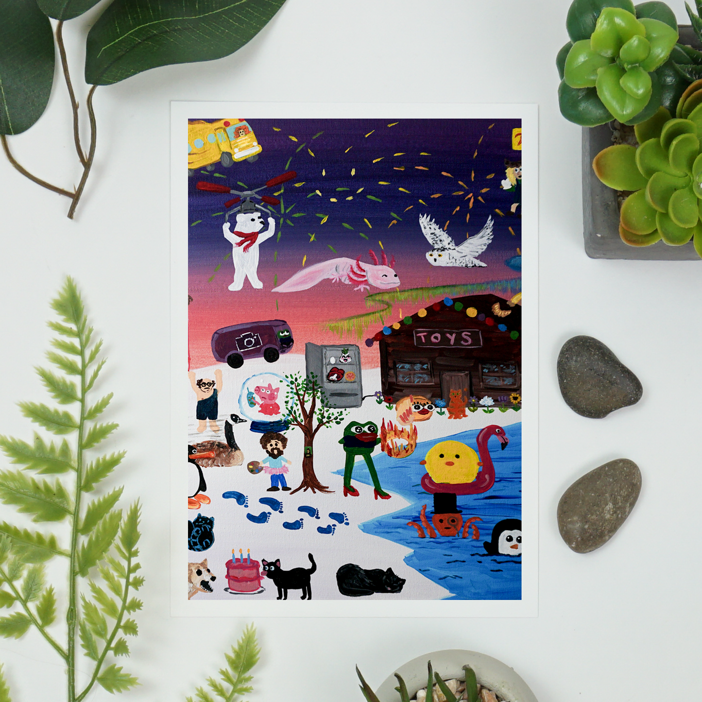 Chat Controls Painting 2022 Art Print