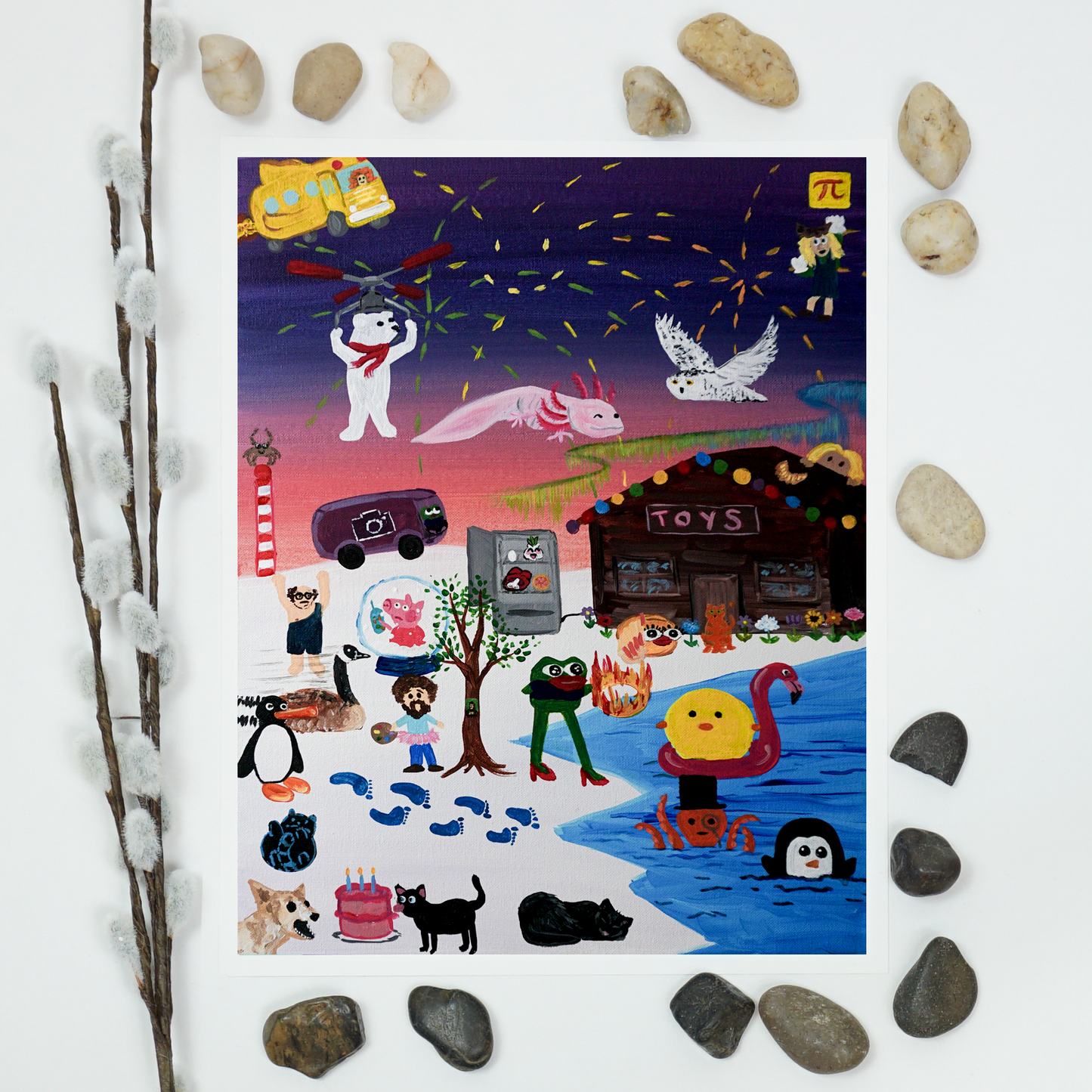 Chat Controls Painting 2022 Art Print