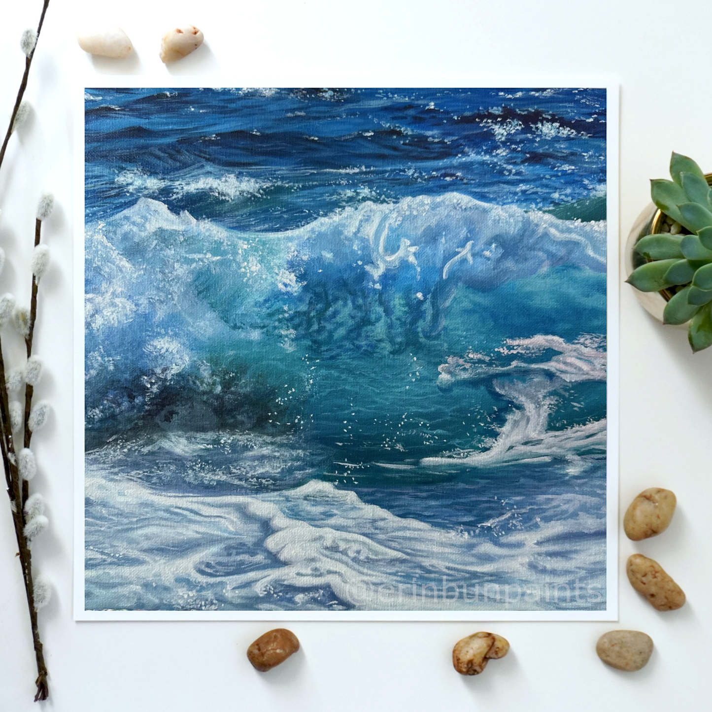 Foamy Wave Art Print