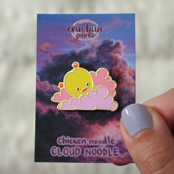 Cloud Noodle Enamel Pin