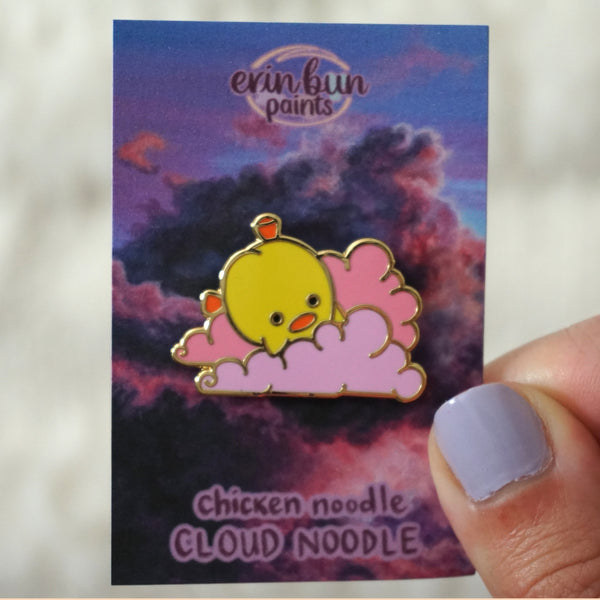 Cloud Noodle Enamel Pin