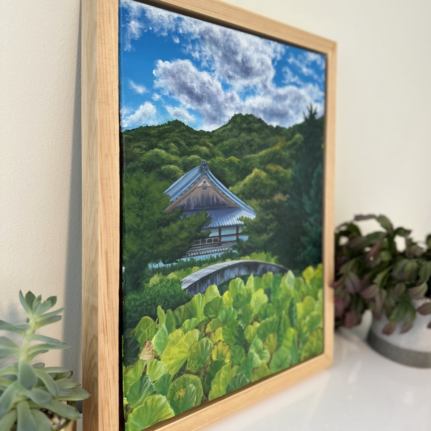 Arashiyama Noon | Original Painting with Frame