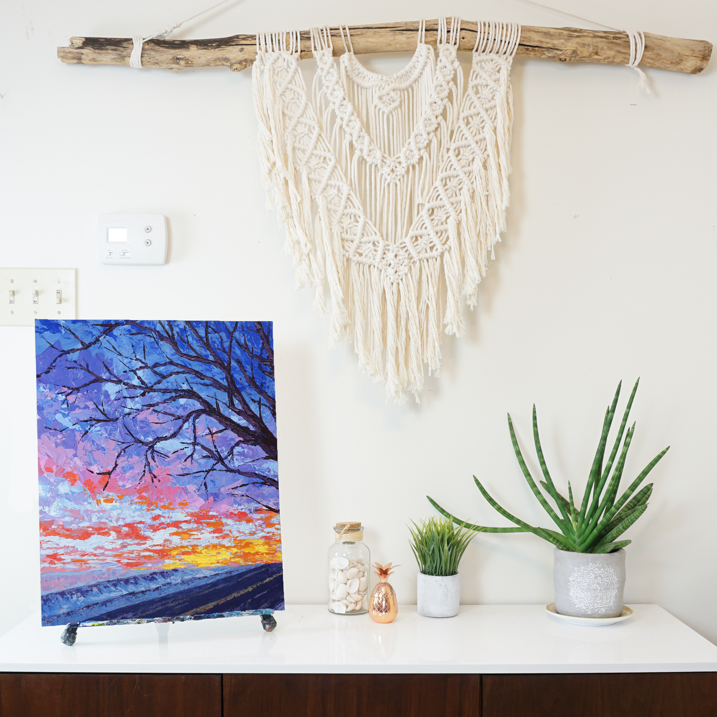 Winter Road Original Painting