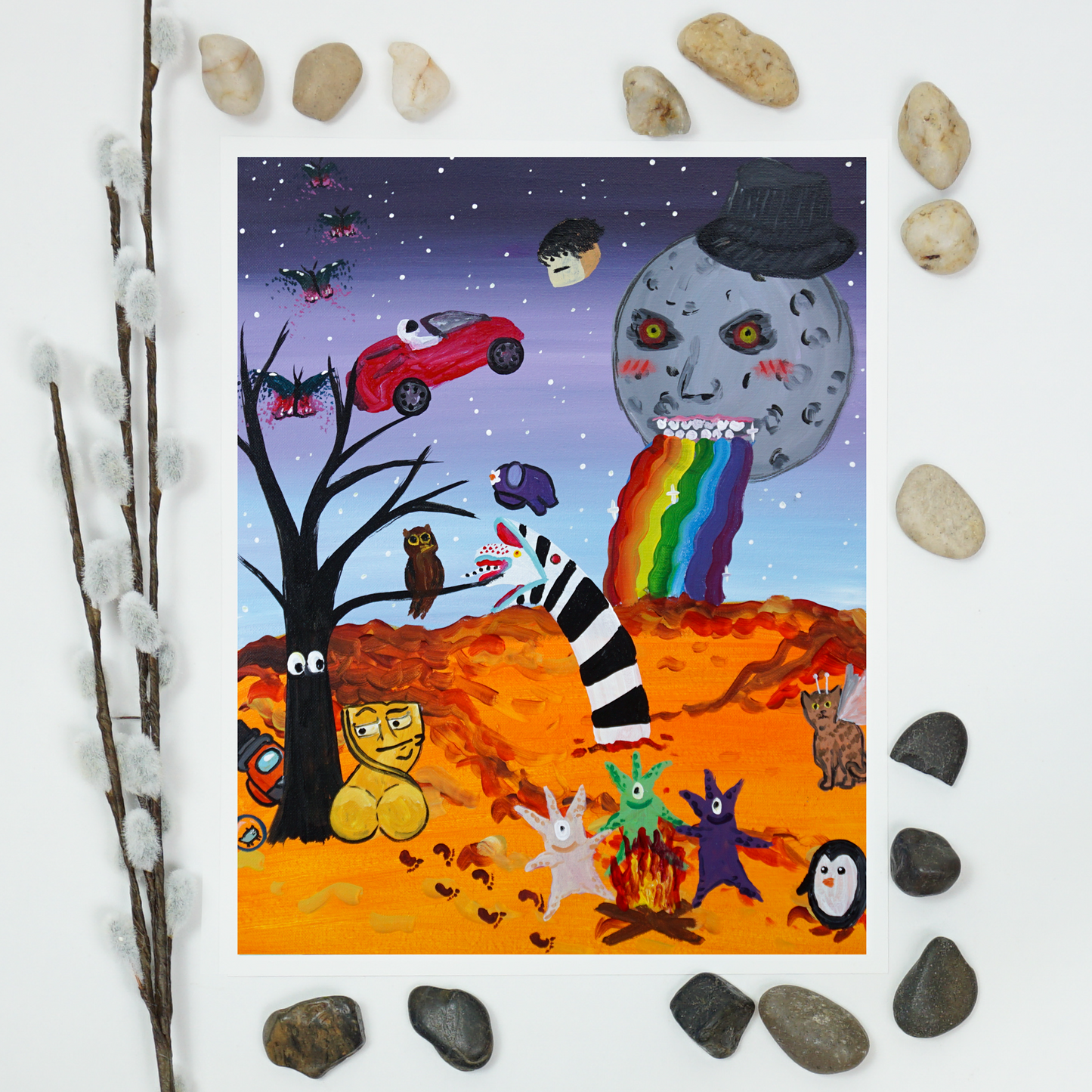 Chat Controls Painting 2020 Art Print