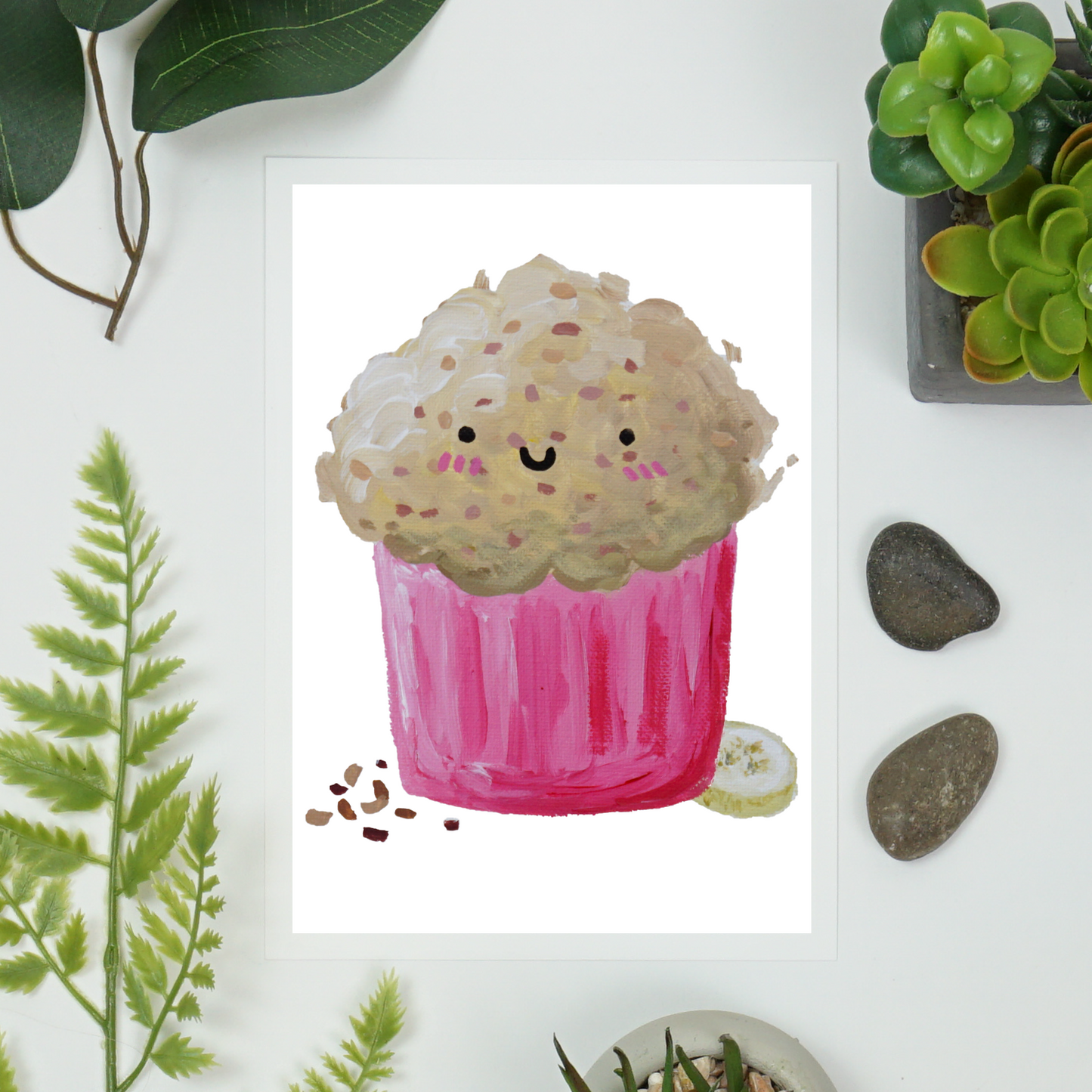 Uwu Muffin Art Print