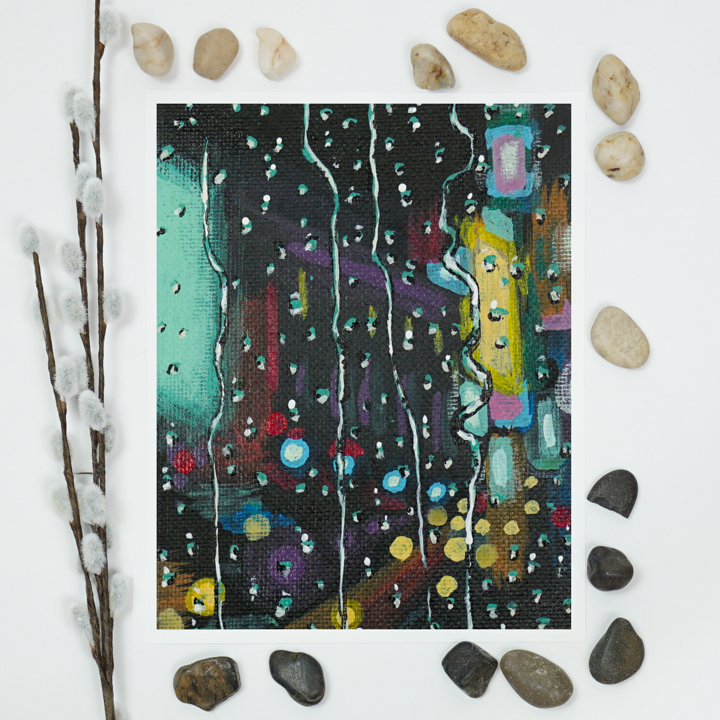 Rainy Street Art Print