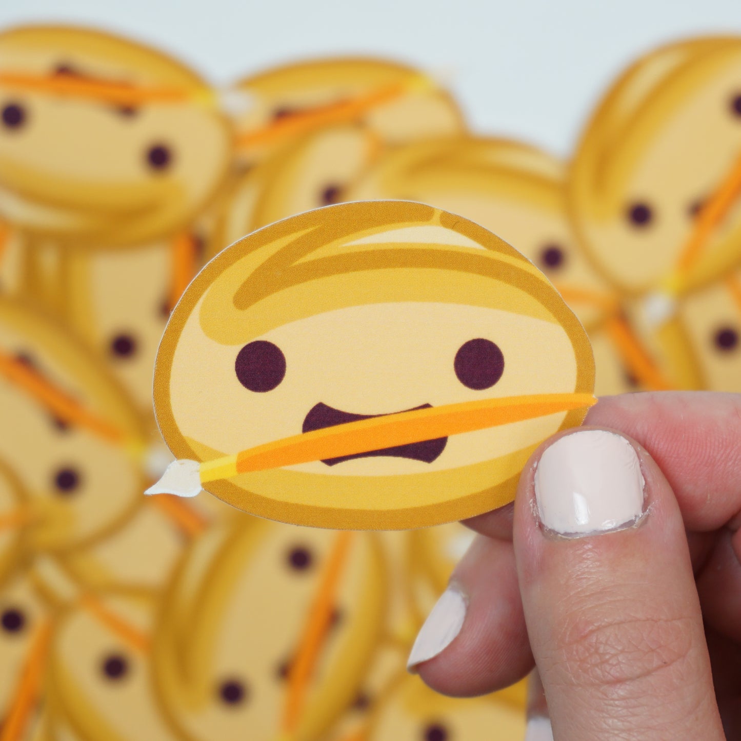 Brush Bun Sticker