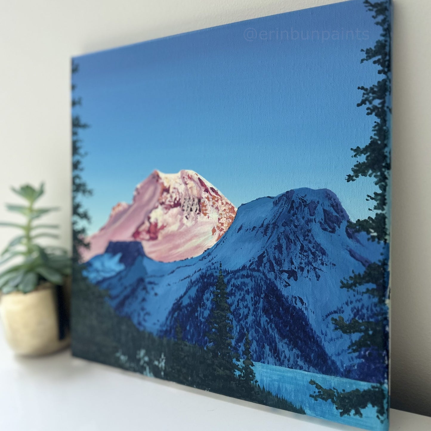 Mountain's Contrast | Original Painting