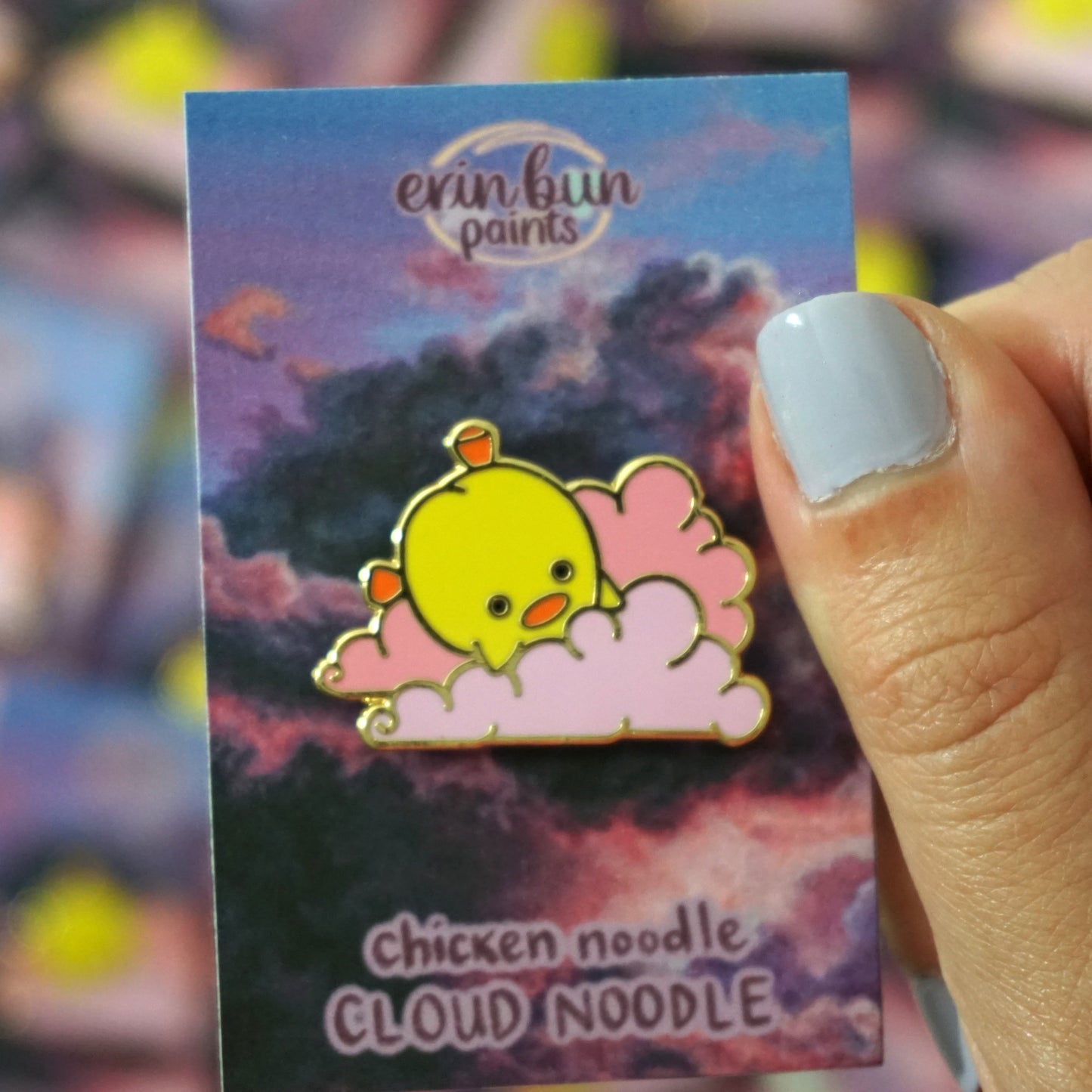 Cloud Noodle Enamel Pin