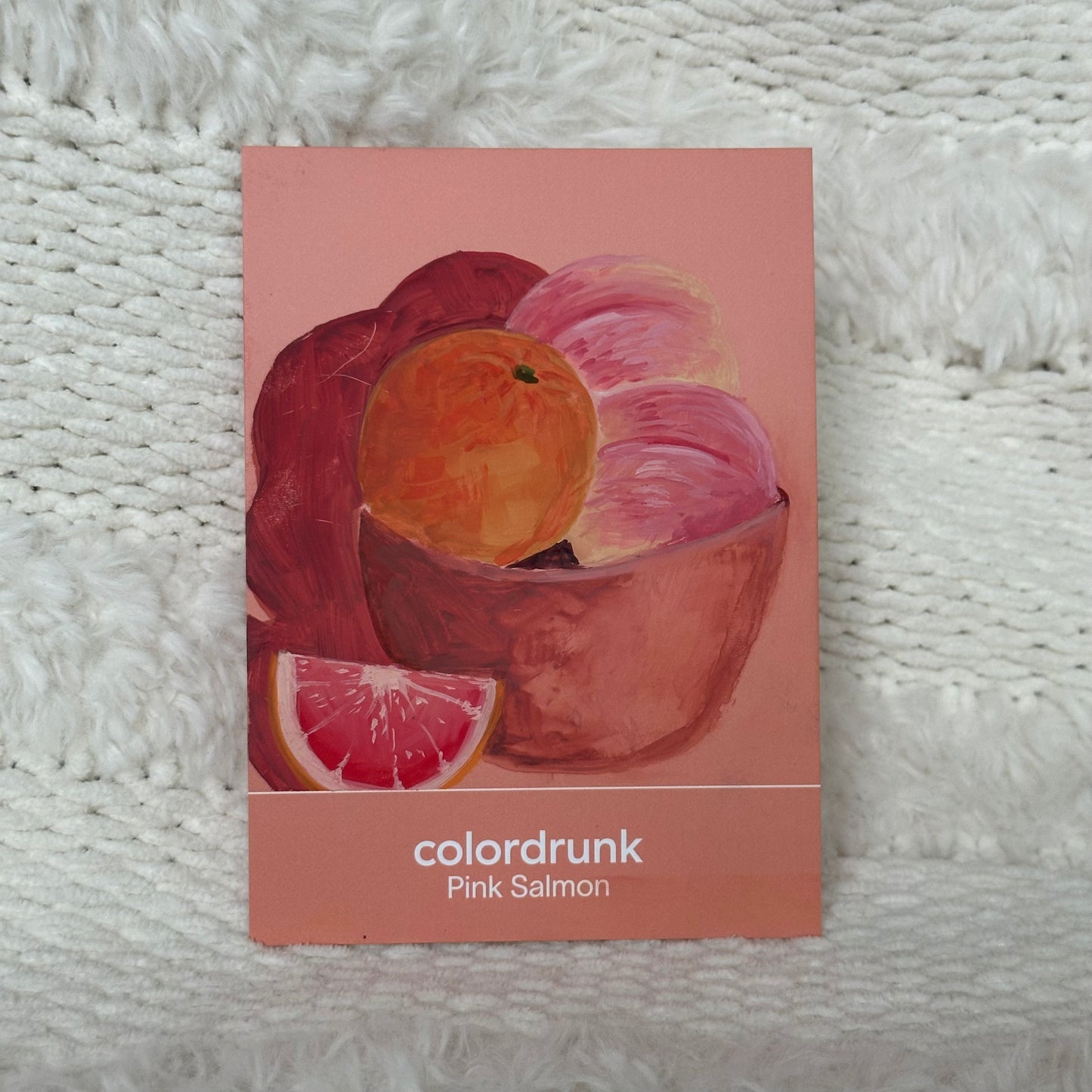 Coloured Card in Gouache (choose one!)