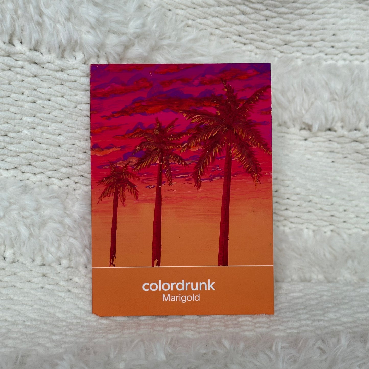 Coloured Card in Gouache (choose one!)