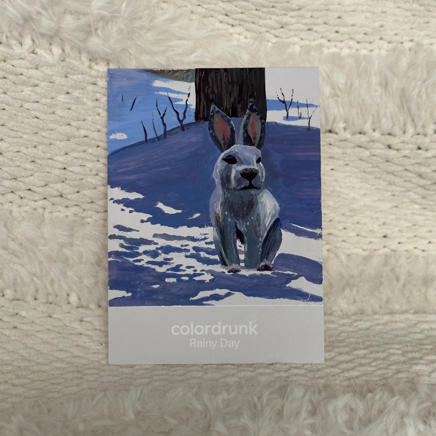 Coloured Card in Gouache (choose one!)