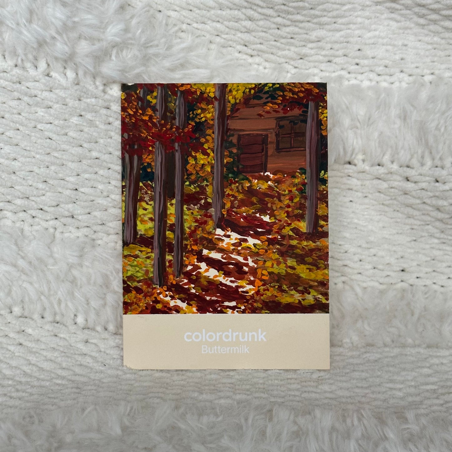 Coloured Card in Gouache (choose one!)