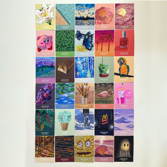 Coloured Card in Gouache (choose one!)