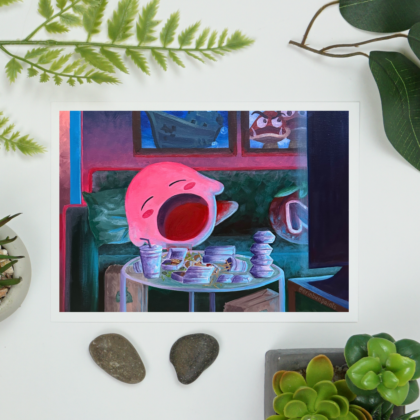 Kirby at Home Art Print