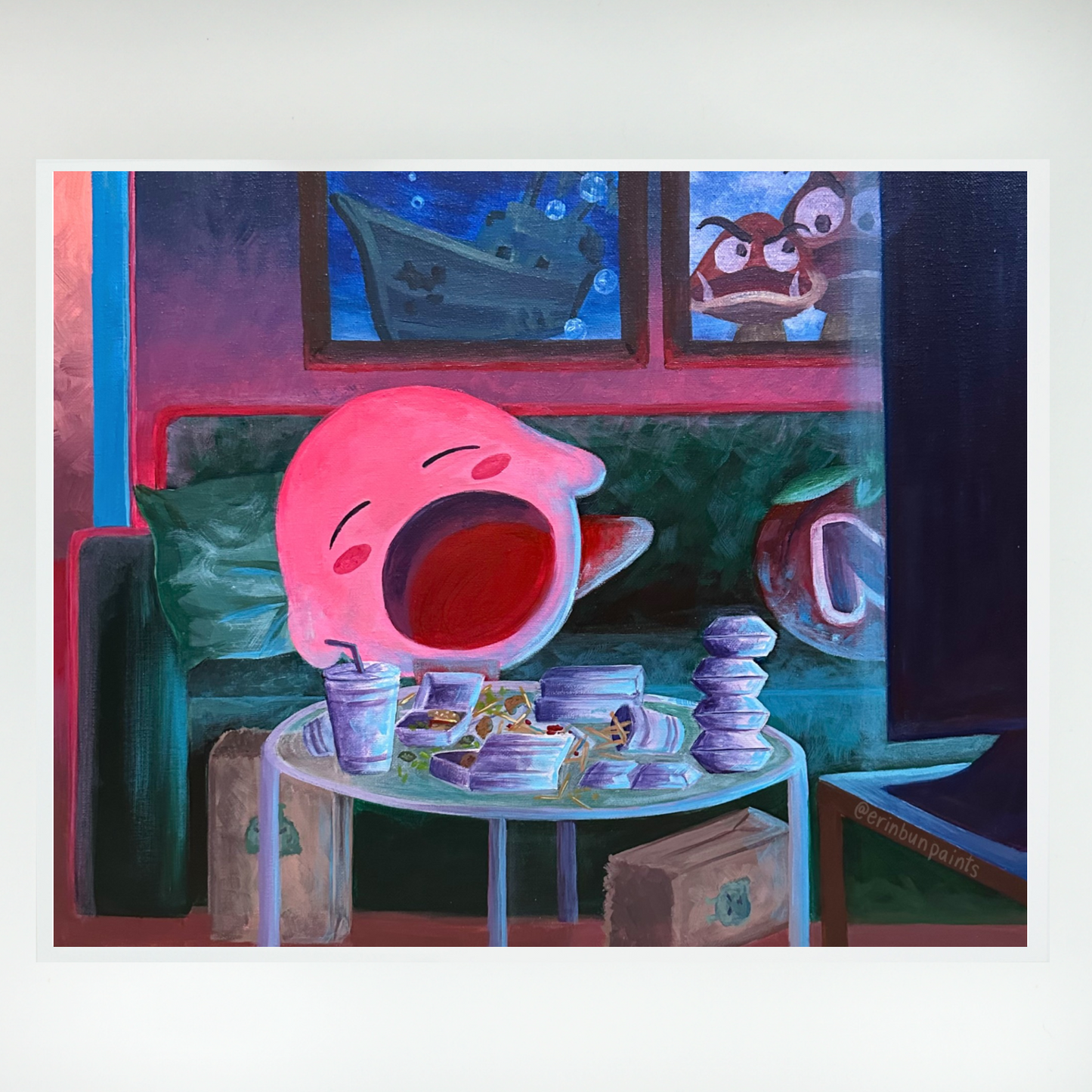 Kirby at Home Art Print