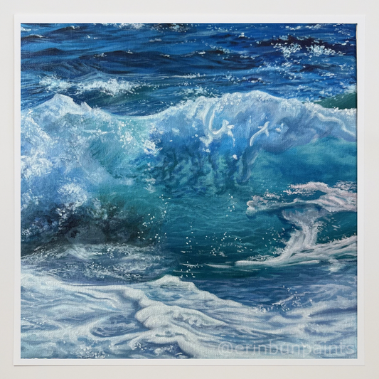 Foamy Wave Art Print