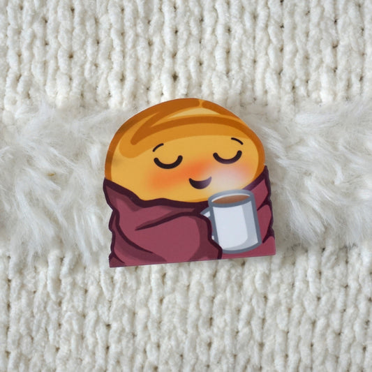 Comfy Bun Sticker