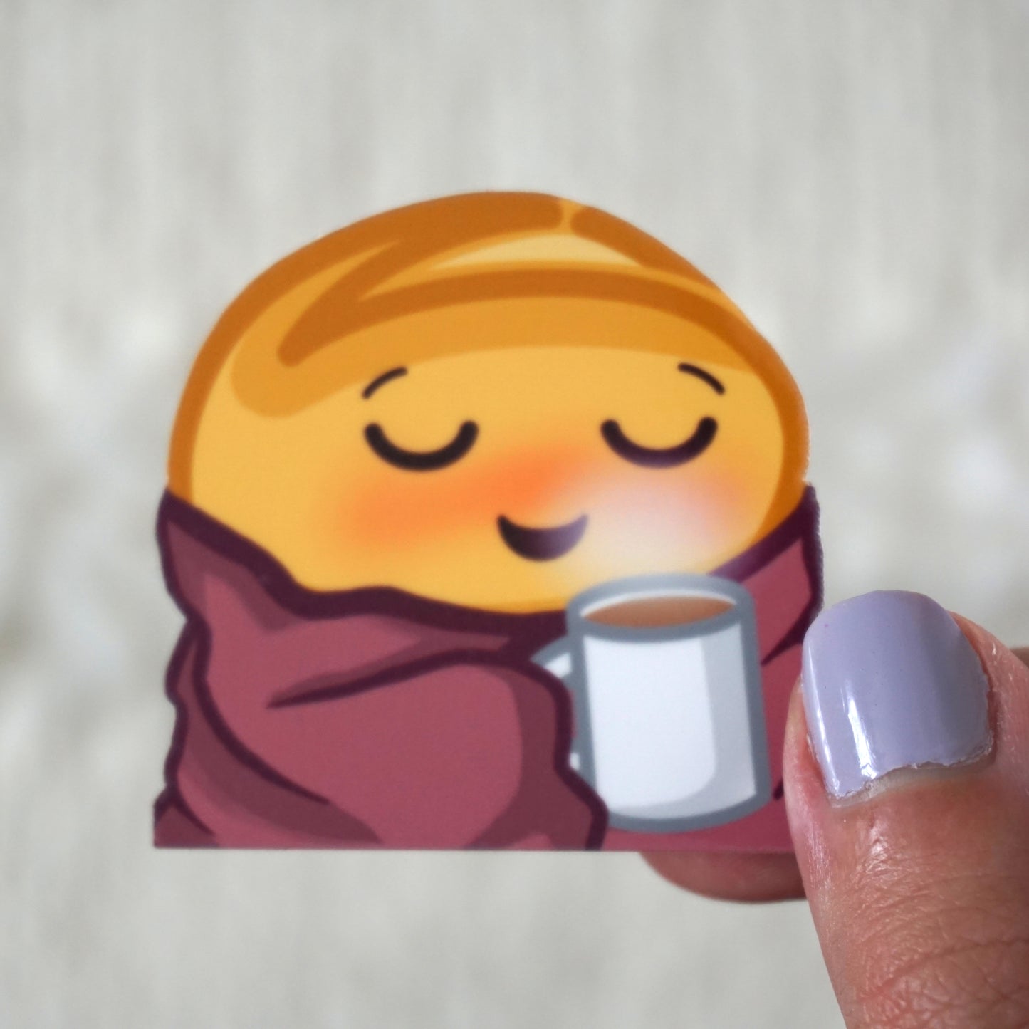 Comfy Bun Sticker