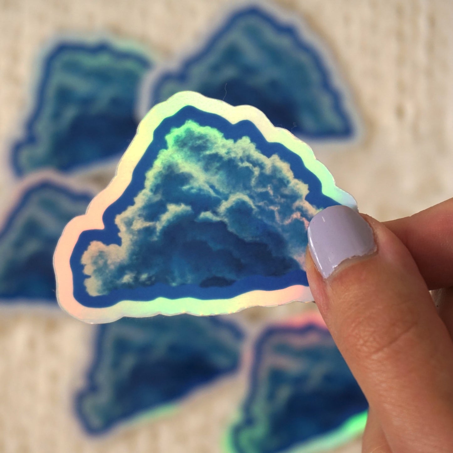 Phthalo Dream Clouud Sticker