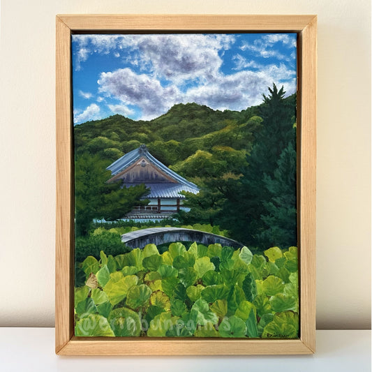 Arashiyama Noon | Original Painting with Frame