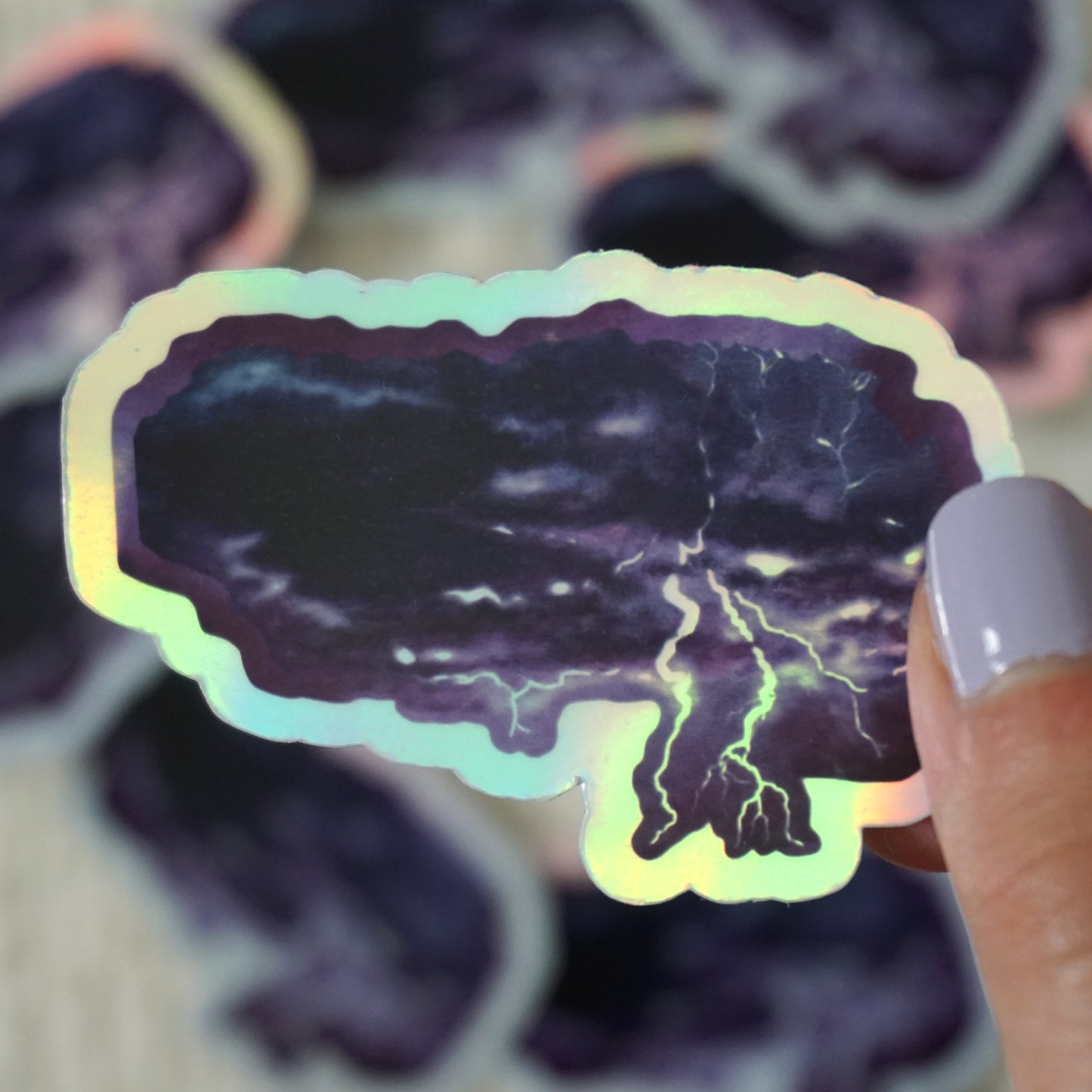 Violet Dream Cloud Sticker