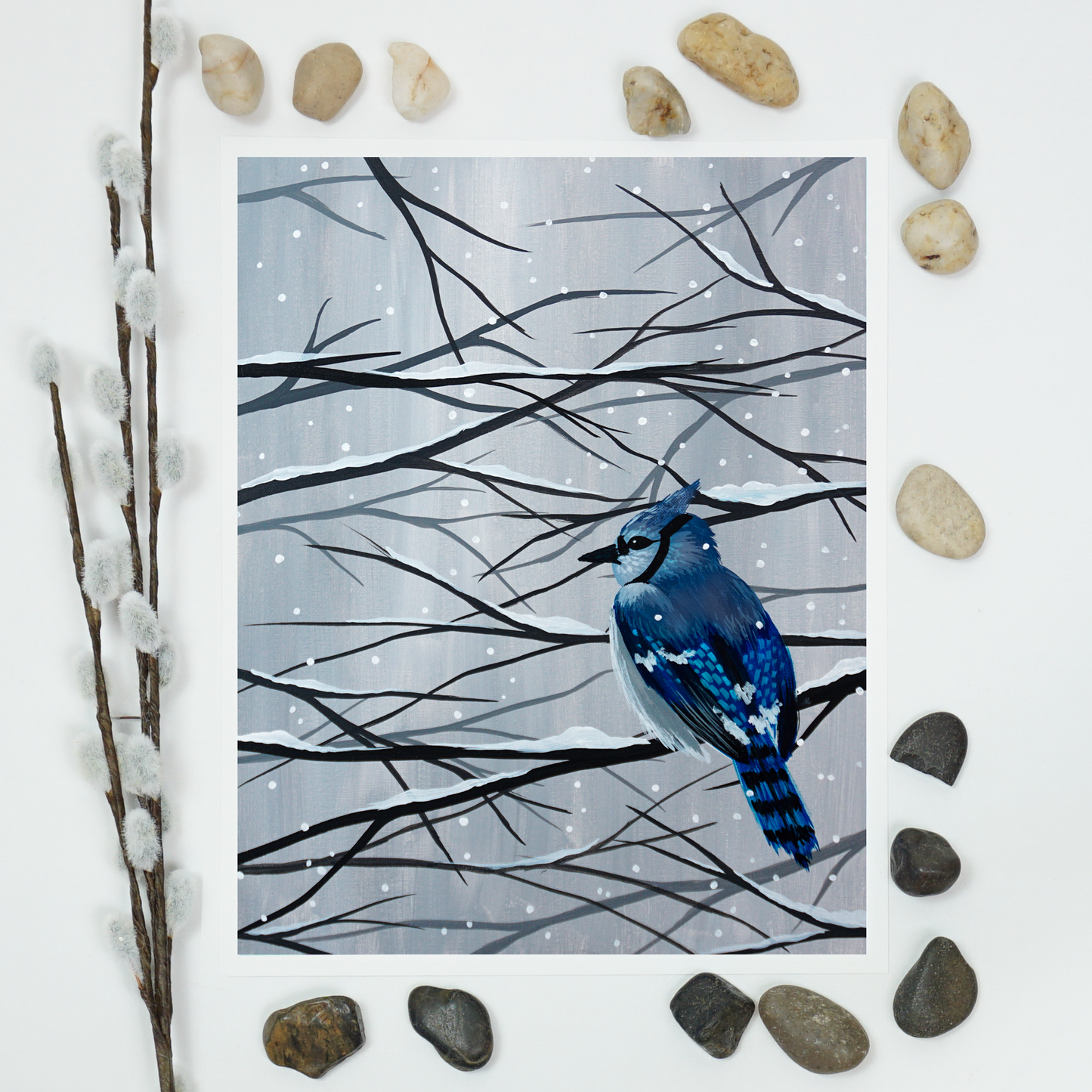 Winter Blues Art Print