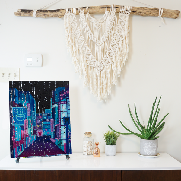 Rainy City Original Painting