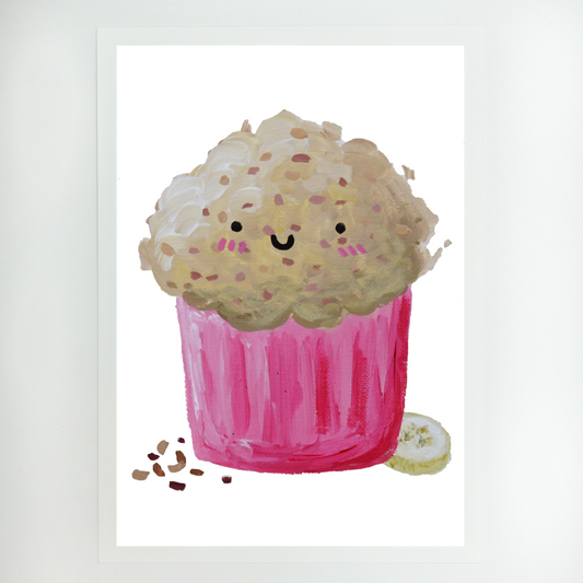 Uwu Muffin Art Print