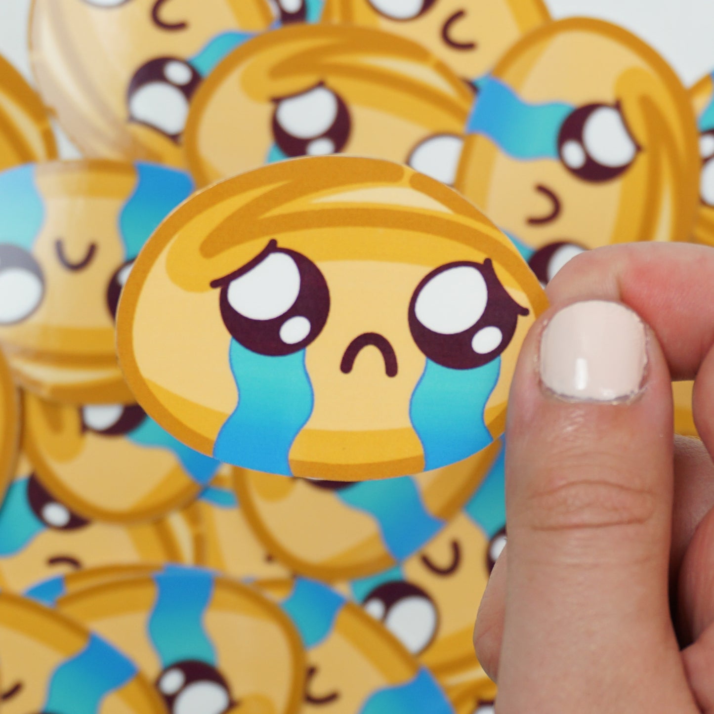 Crying Bun Sticker