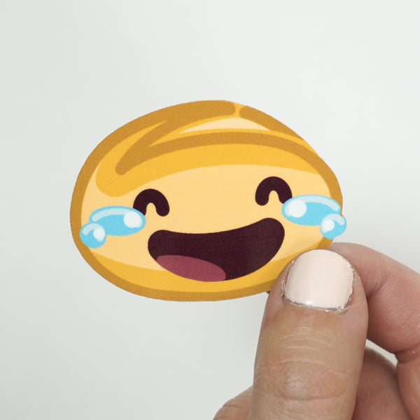 Laughing Bun Sticker
