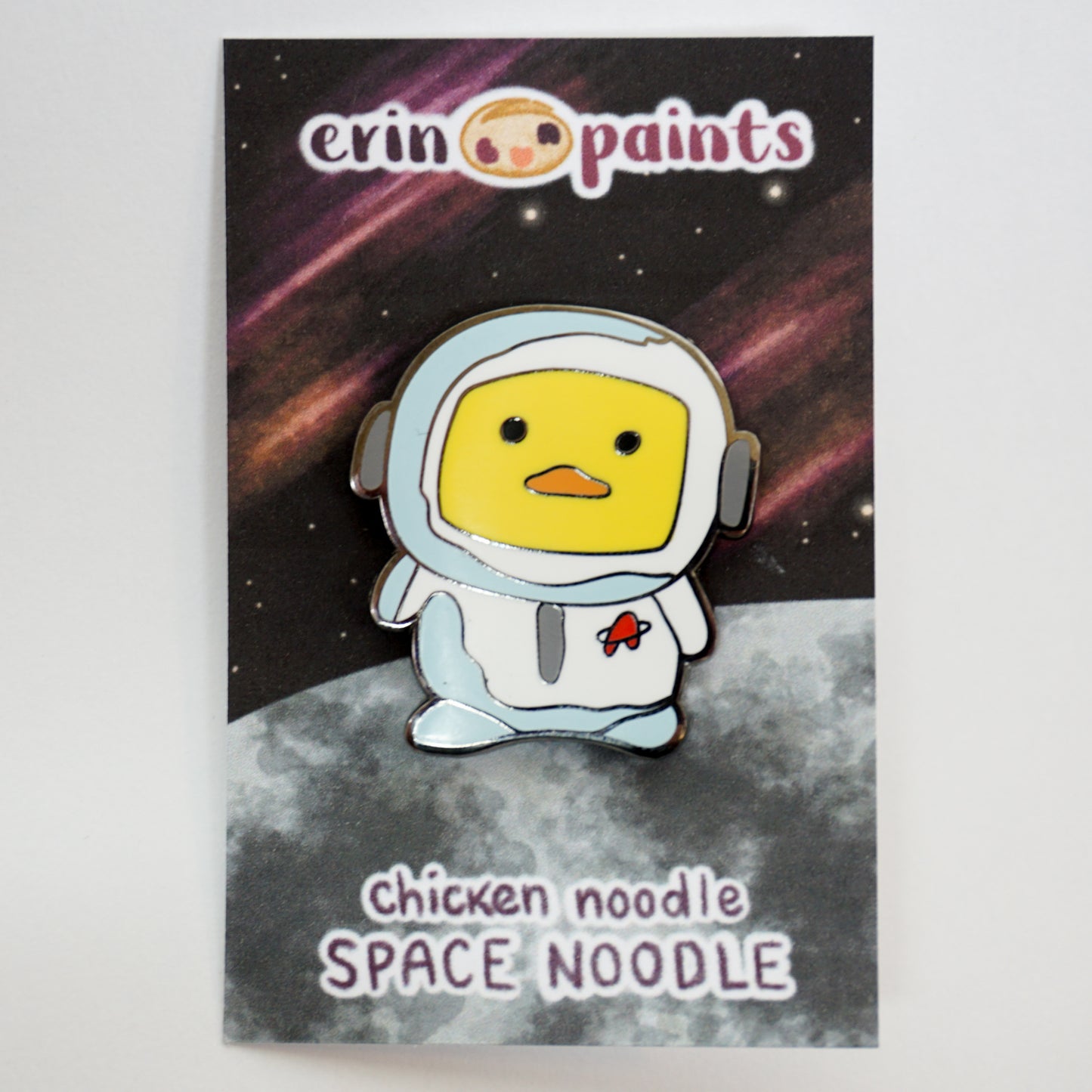 Chicken Noodle: Space Noodle Enamel Pin