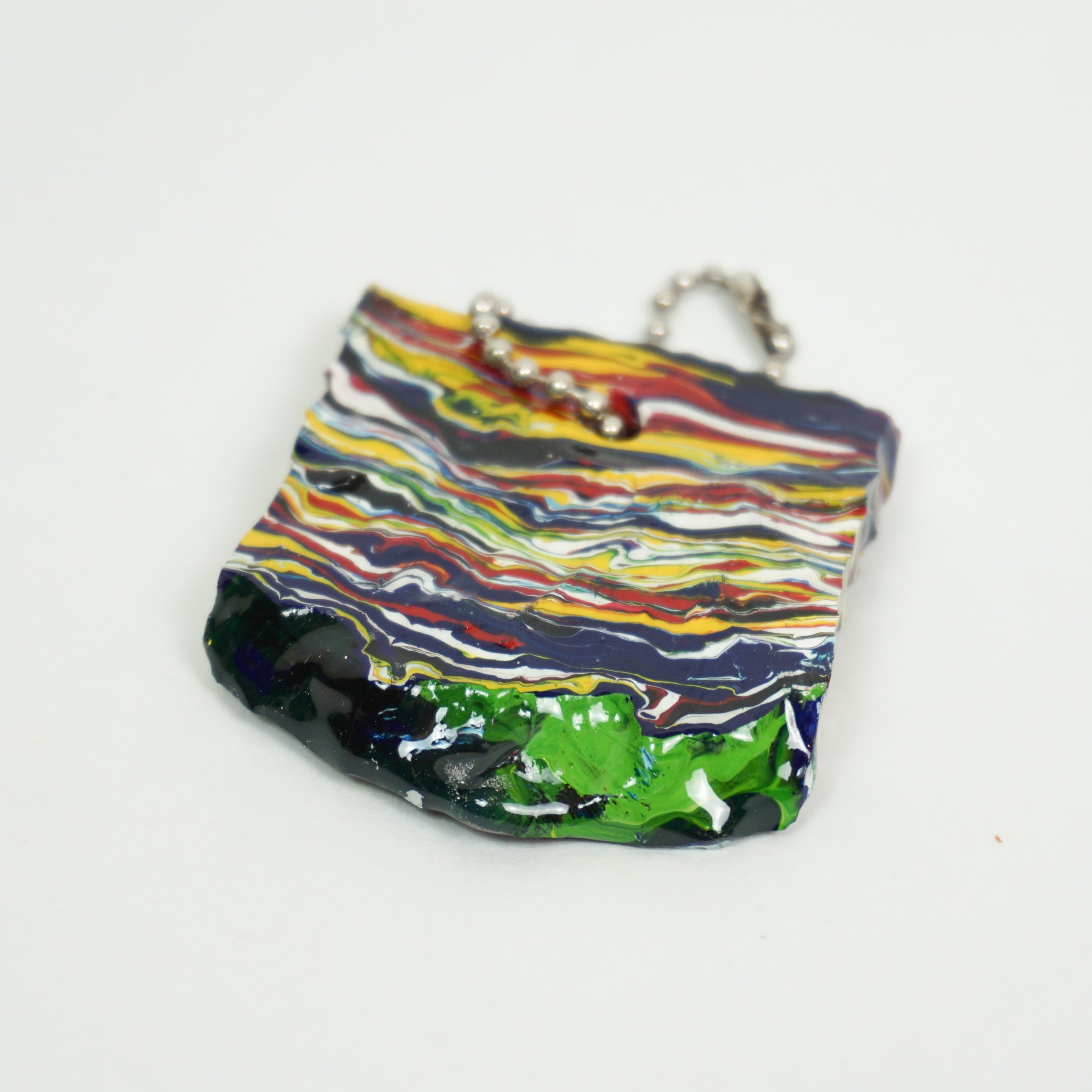 Volcano Keychain Volcano Plate Keychain – erinbunpaints